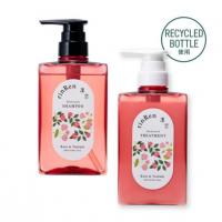 薬用 シャンプー&トリートメントセット ローズ&ツバキ