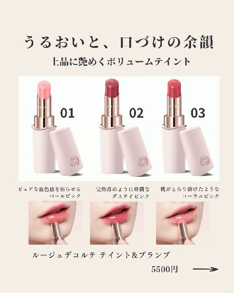 コスメデコルテ ルージュデコルテ ティント & プランプ｜紹介記事