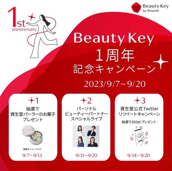 Beauty Key 1周年記念キャンペーン始まります