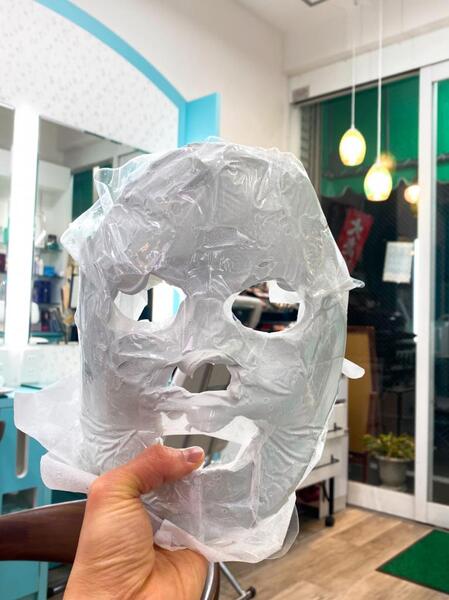 アルビオンの石膏マスク施術しました!